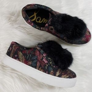 Sam Edelman Pom Slip On Sneakers